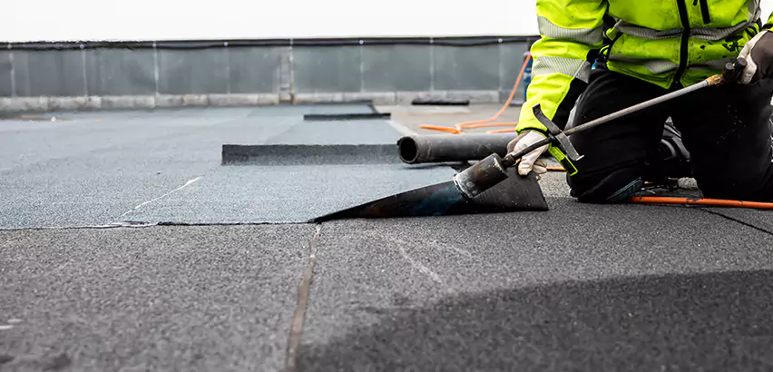 Residential Flat Roof Repair in Burlington