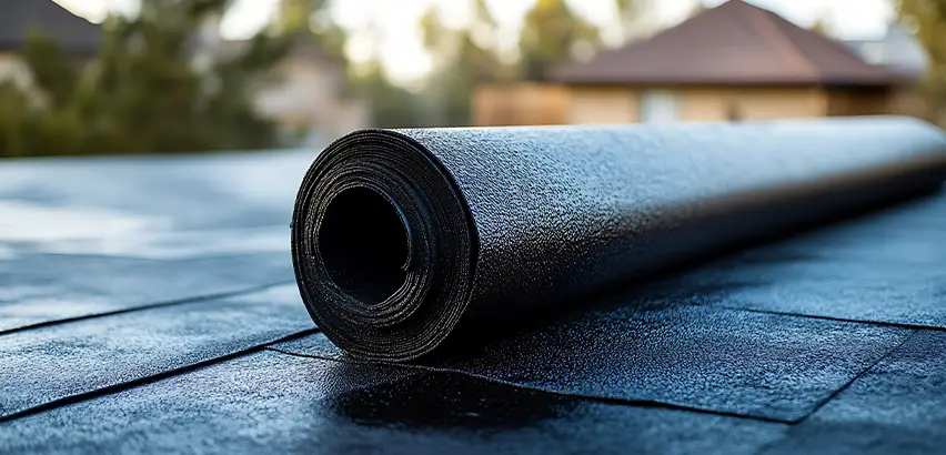 Rubber Flat Roof Replacement in Burlington