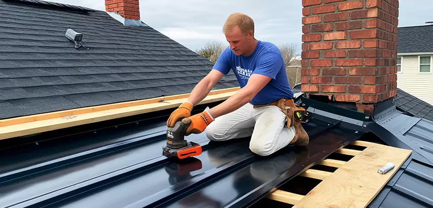 Metal Barn Roof Replacement in Burlington