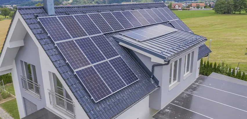 Residential Solar Roof Installation in Burlington