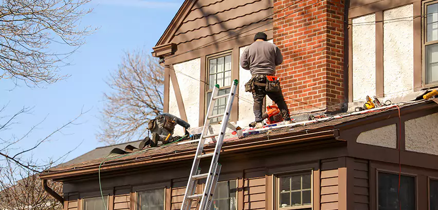 Roof Siding Trim Repair in Burlington